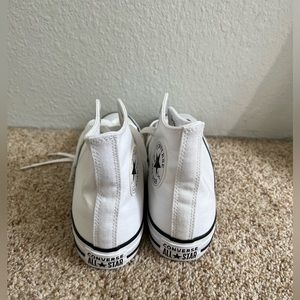 White high top Custom Converse